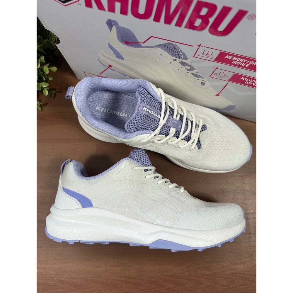 Khombu Womens Patan Athletic Mesh Memory Foam Walking Sneaker Size 8